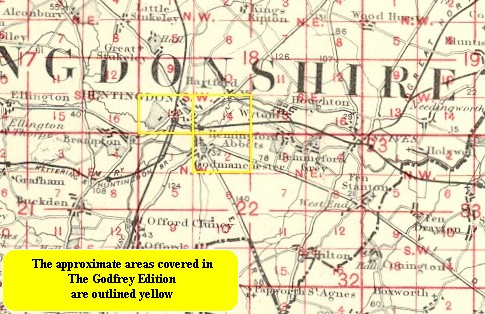 Old Maps of Huntingdon, Godmanchester.