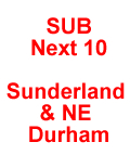 Subscription: Next 10 maps of Sunderland & NE Durham