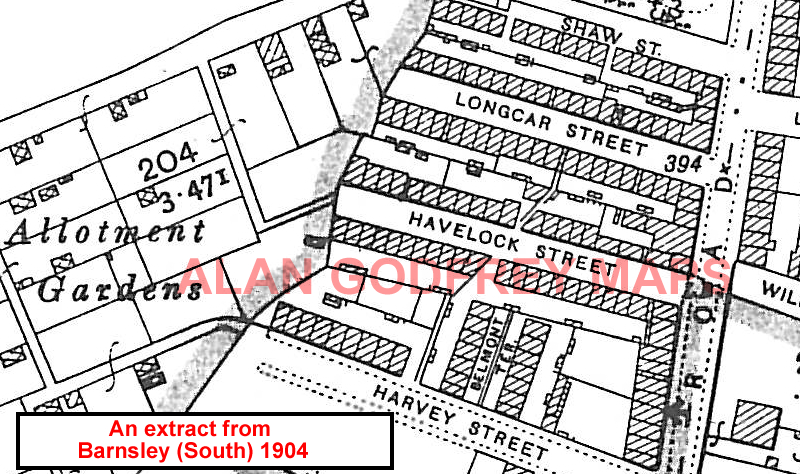 Old Maps of Barnsley